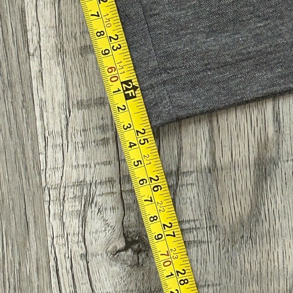 Banana Republic Heather Gray Ankle Length Trousers Sz 10 - Picture 5 of 9